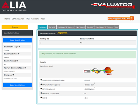 Screenshot of the Intermediate version of The Evaluator.